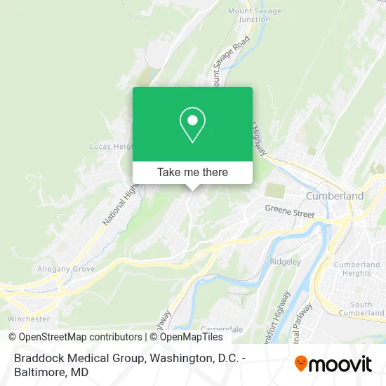Braddock Medical Group map