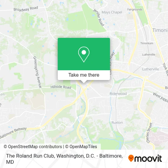 The Roland Run Club map