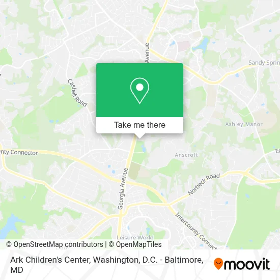 Ark Children's Center map