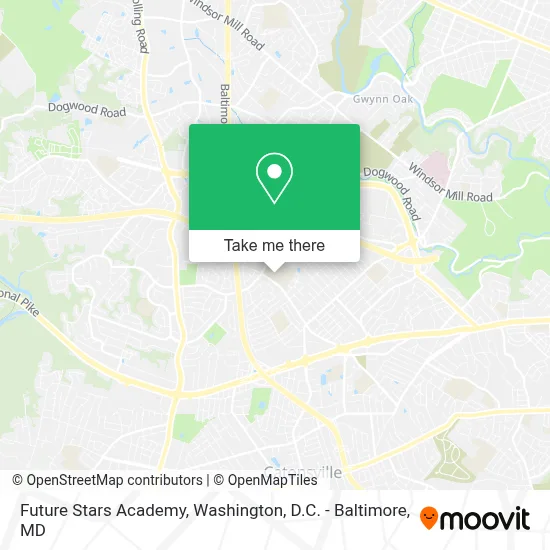Future Stars Academy map