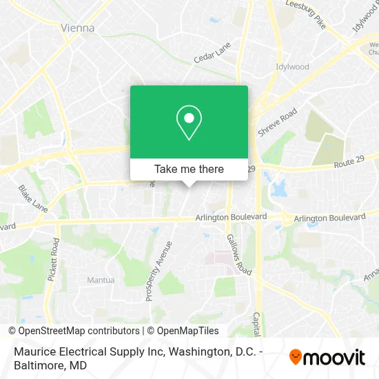Maurice Electrical Supply Inc map
