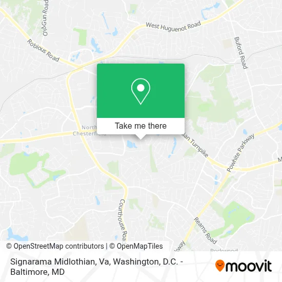 Signarama Midlothian, Va map