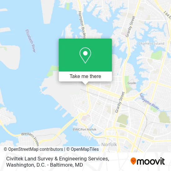 Civiltek Land Survey & Engineering Services map