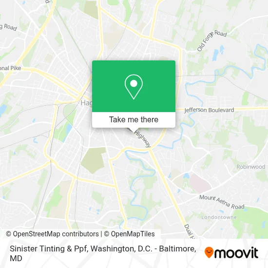 Sinister Tinting & Ppf map
