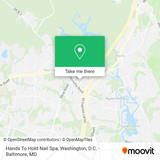 Hands To Hold Nail Spa map