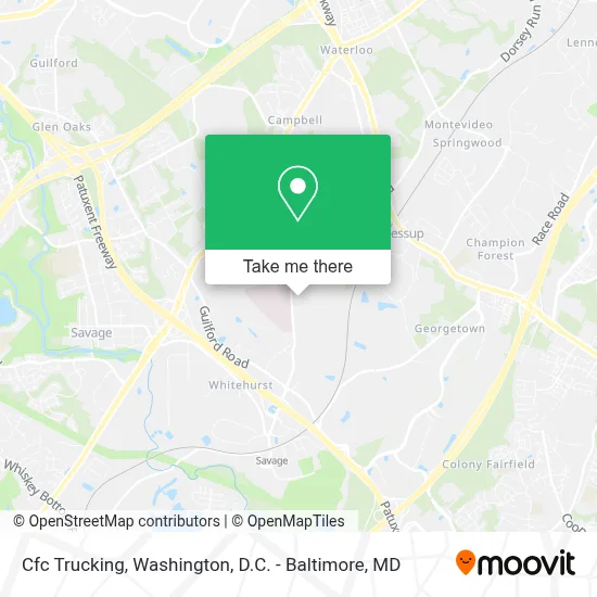 Cfc Trucking map
