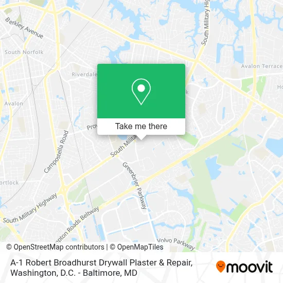 A-1 Robert Broadhurst Drywall Plaster & Repair map