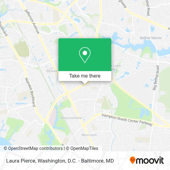 Laura Pierce map