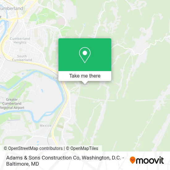 Adams & Sons Construction Co map