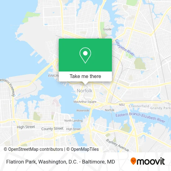 Flatiron Park map