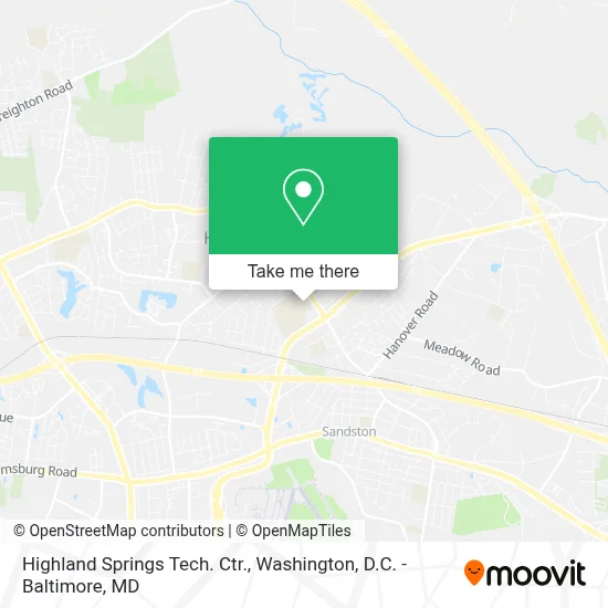 Highland Springs Tech. Ctr. map