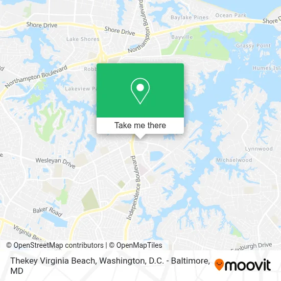Thekey Virginia Beach map
