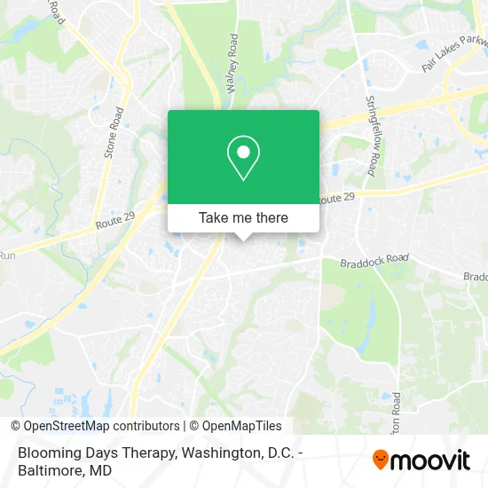 Blooming Days Therapy map