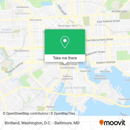 Birdland map