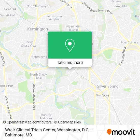 Wrair Clinical Trials Center map