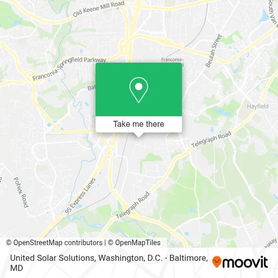 United Solar Solutions map