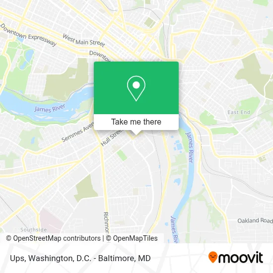 Ups map