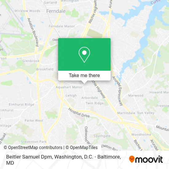 Beitler Samuel Dpm map
