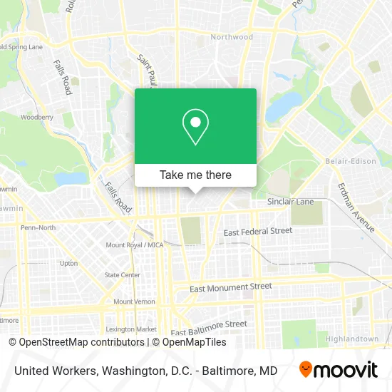United Workers map