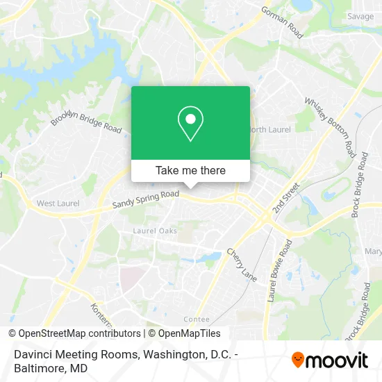 Davinci Meeting Rooms map