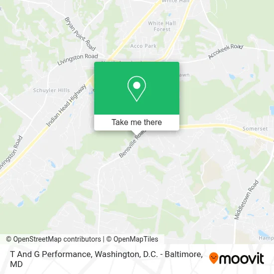 T And G Performance map