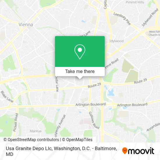 Usa Granite Depo Llc map