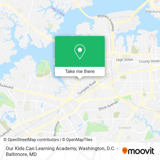 Our Kids Can Learning Academy map