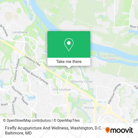 Firefly Acupuncture And Wellness map