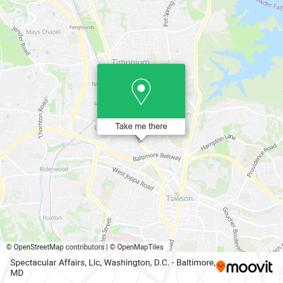 Spectacular Affairs, Llc map