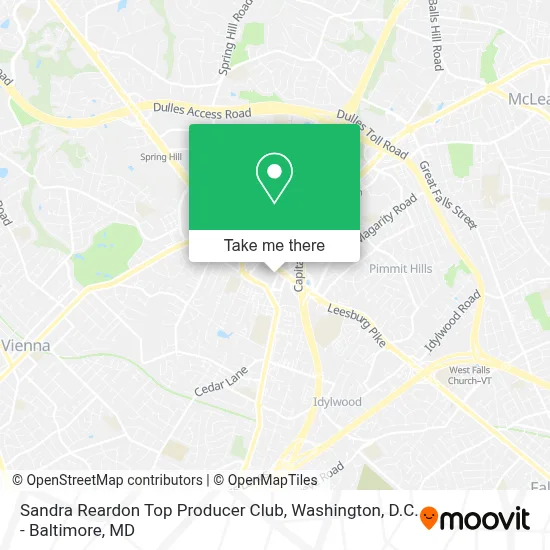 Sandra Reardon Top Producer Club map