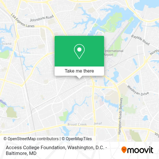 Access College Foundation map