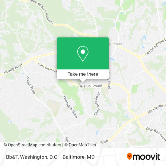 Bb&T map