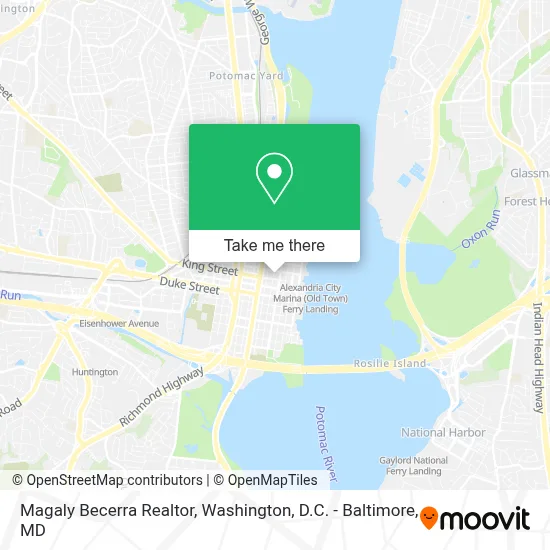 Magaly Becerra Realtor map