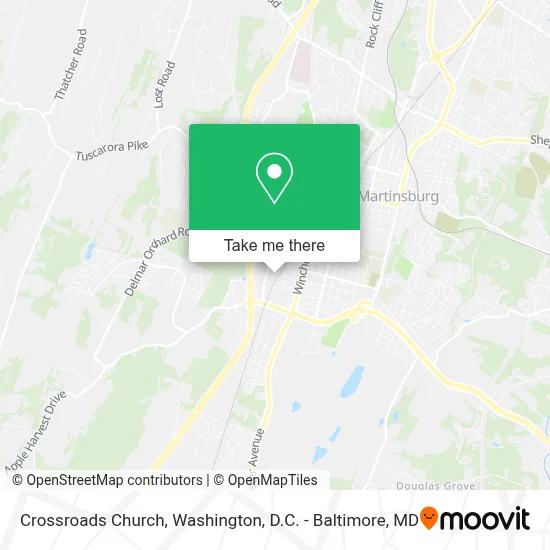 Crossroads Church map