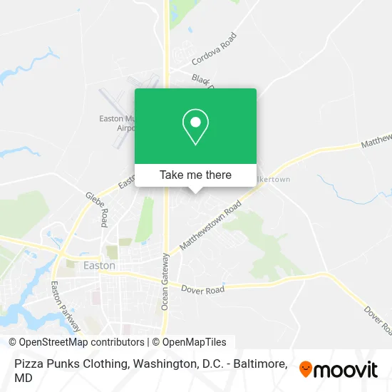 Pizza Punks Clothing map