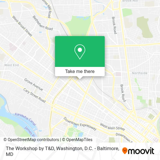 The Workshop by T&D map
