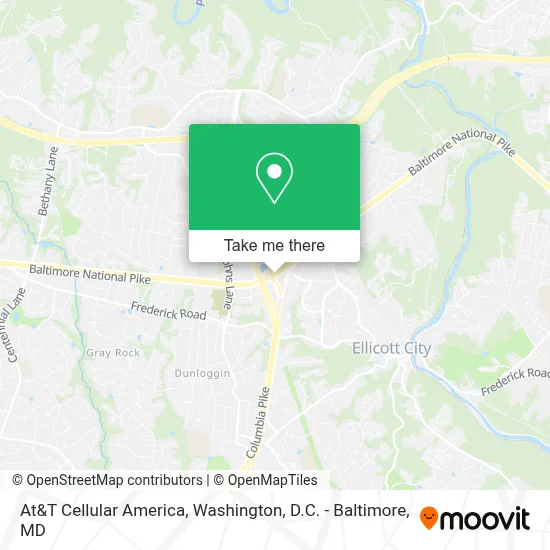 At&T Cellular America map