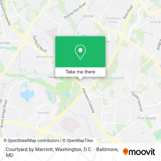 Courtyard by Marriott map