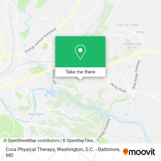 Cora Physical Therapy map
