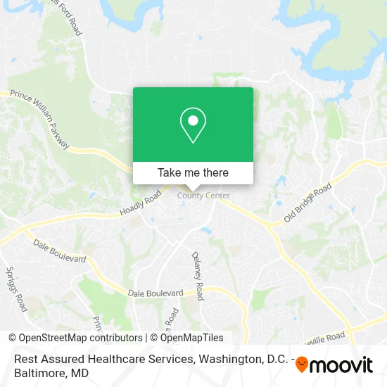 Rest Assured Healthcare Services map