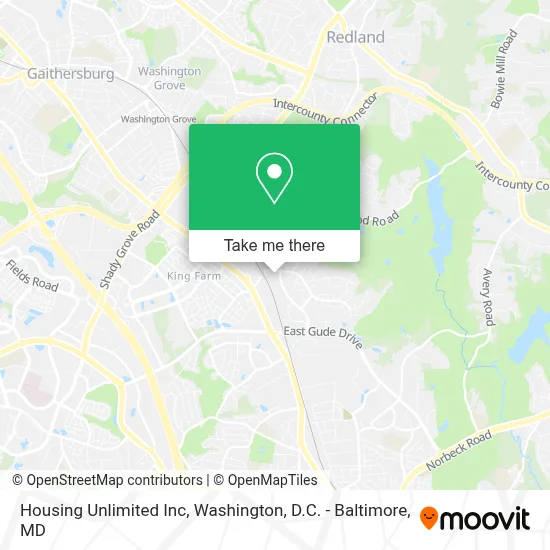 Housing Unlimited Inc map