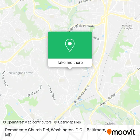 Remanente Church Dcl map