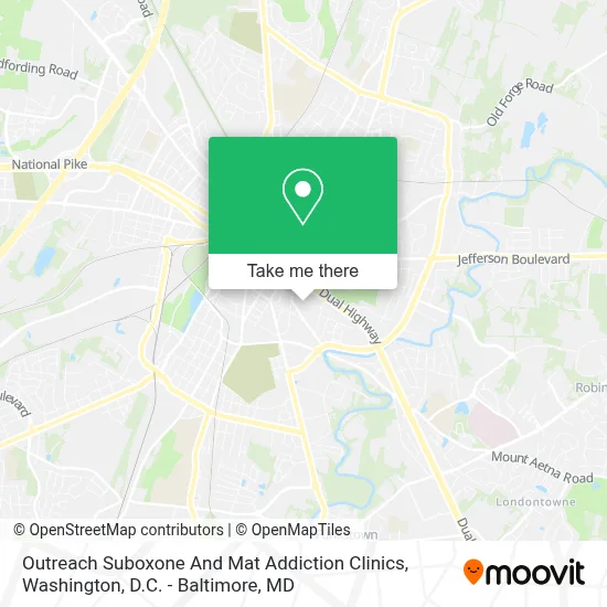 Outreach Suboxone And Mat Addiction Clinics map