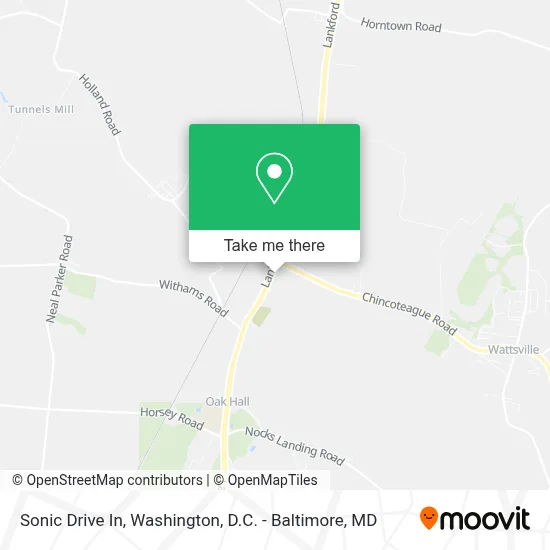 Sonic Drive In map