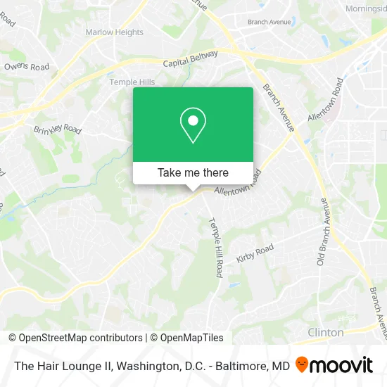 The Hair Lounge II map