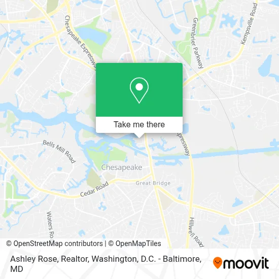 Ashley Rose, Realtor map