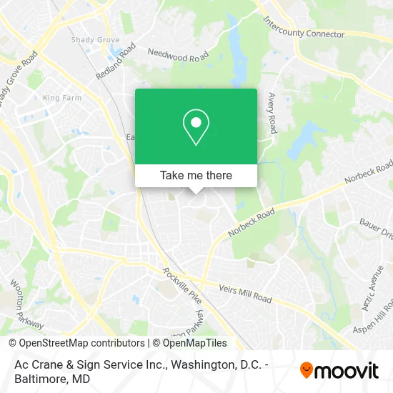Ac Crane & Sign Service Inc. map