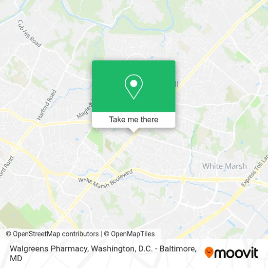 Walgreens Pharmacy map