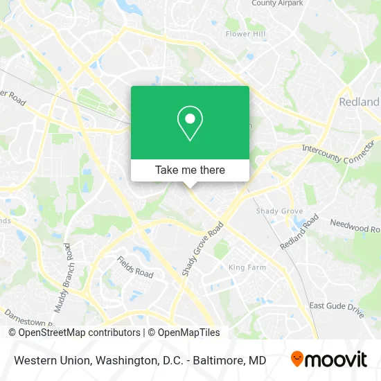 Western Union map