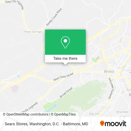 Sears Stores map